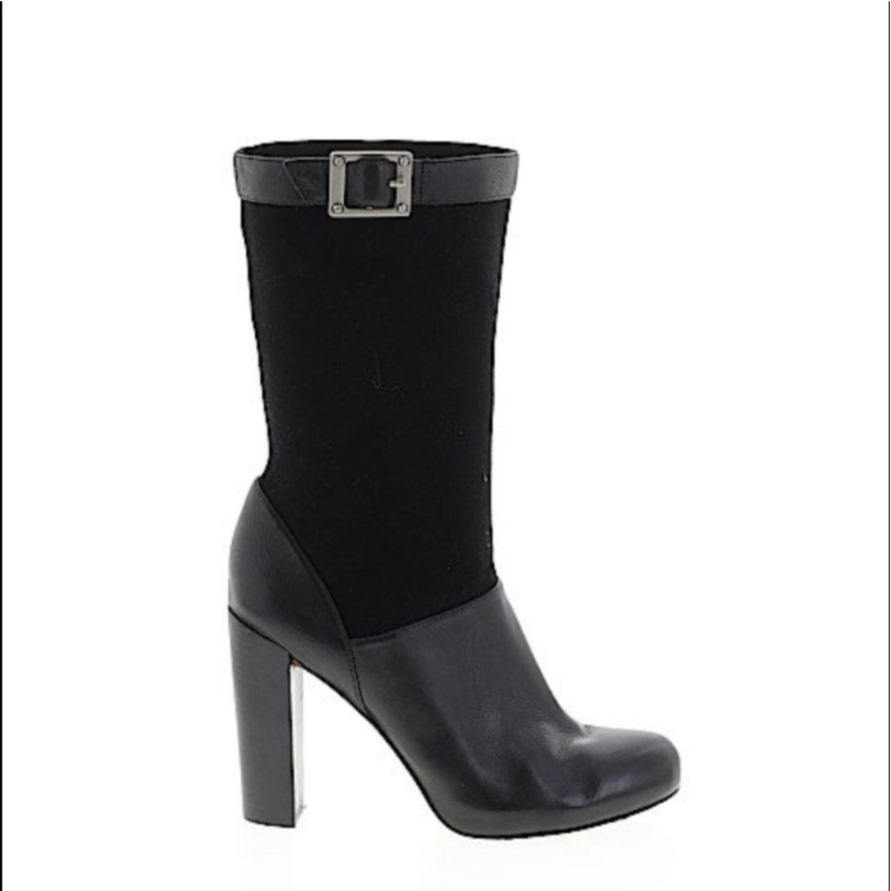 Rachel Zoe Leather and suede stiletto boots